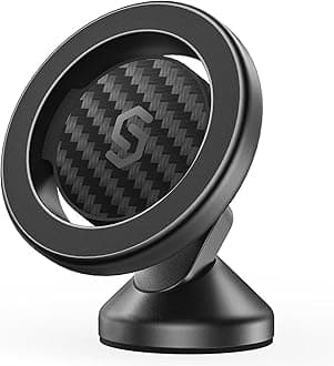 MagSafe Car Mount - Flexible Rotation Magnetic Phone Holder for Dash, Strong Magnets, Universal Compatible iPhone, Samsung, Pixel - MagSafe Car Accessories