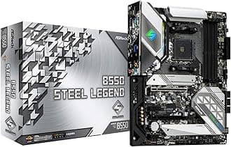 ASRock B550 Steel Legend Supports 3rd Gen AMD AM4 Ryzen™ / Future AMD Ryzen™ Processors Motherboard