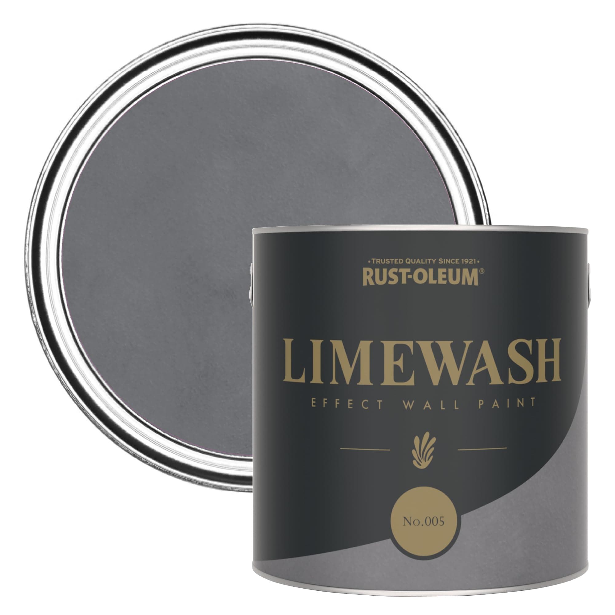 Grey Limewash Effect Wall Paint - No.005 2.5L
