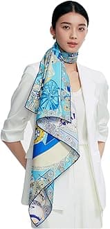 Grace Scarves 100% Silk Scarf, Large, Twill