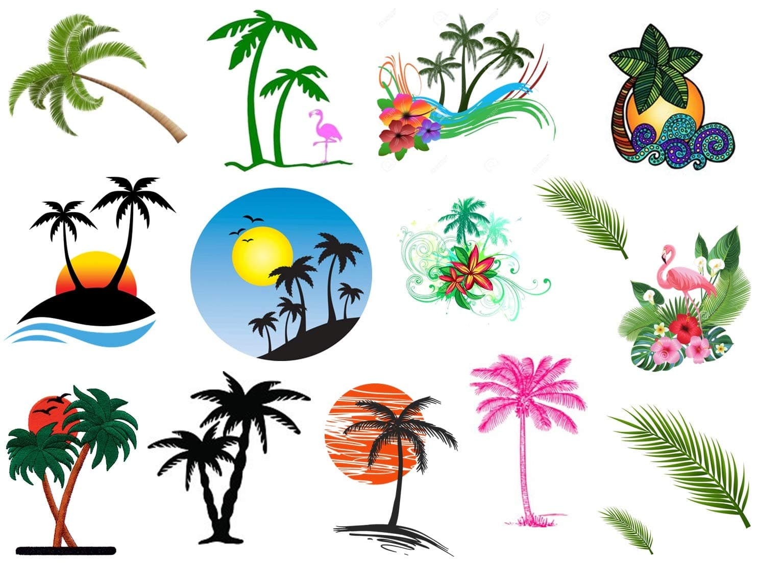 KazCreationsPalm Tree Collection (Palm Tree Temporary Tattoos)