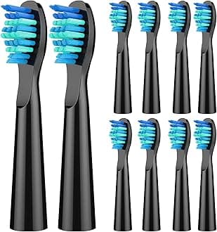 Toothbrush Replacement Heads Compatible with Bitvae D2 Electric Toothbrush,Sonic Electric Toothbrush Heads for Bitvae D2 Electric Toothbrush,10 Pack