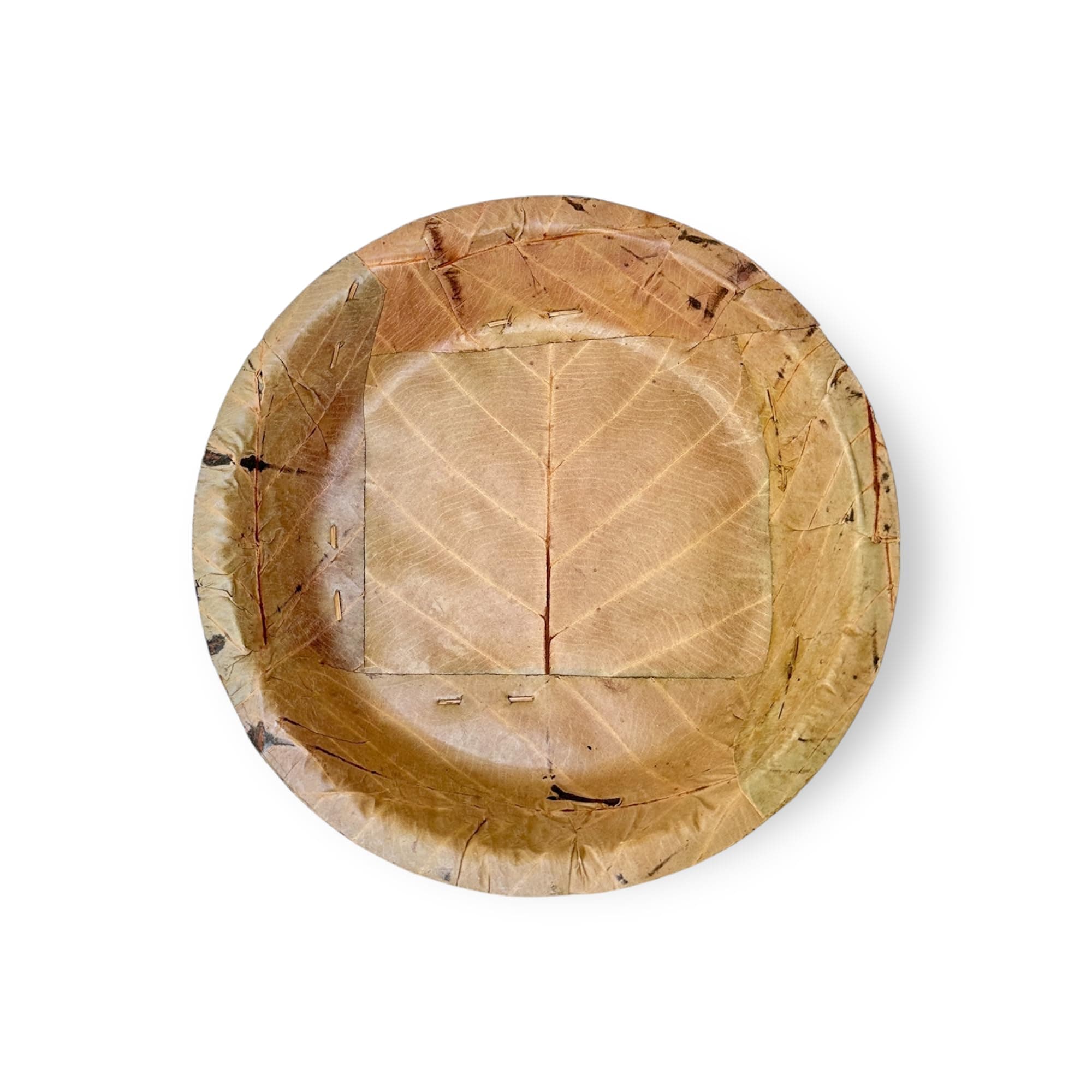 Foliumware Single Use Sal Leaf Plates (7.5 inch, 25/pack) | Zero Waste, Biodegradable, Backyard Compostable | For Parties, Picnics, BBQ’s, Weddings, Outdoor Festivals