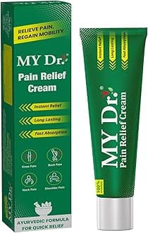 MY Dr. Pain Relief Cream 30g (25g + 5g Free) - Pack of 6 - Relieves Back Pain and Joint Pains - Non-Sticky, Stain-Free and Fast Absorption (Pack of 6)