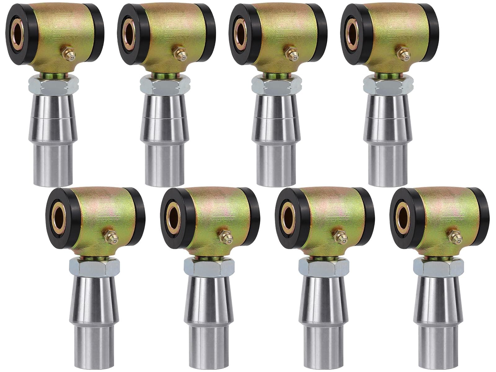 3/4" Threaded Bushing Kit for 4-Link Suspension or Replace Worn Out Rod Ends and Suspension Bushings, .750" Adjustable Chromoly Polyurethane Bushing Includes Right and Left Hand Thread Bushings-4Set