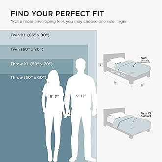 Bedsure Blue Throw Blankets for Couch - Cozy Cute Soft Checkered Fleece Bed Blanket for Girls Women, Warm Thick Fluffy Gift for Fall, 50x60