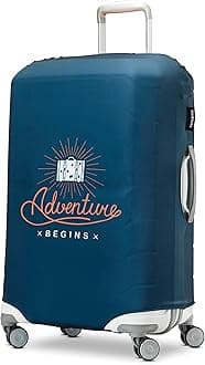Printed Luggage Cover, Adventure Begins, Extra Large