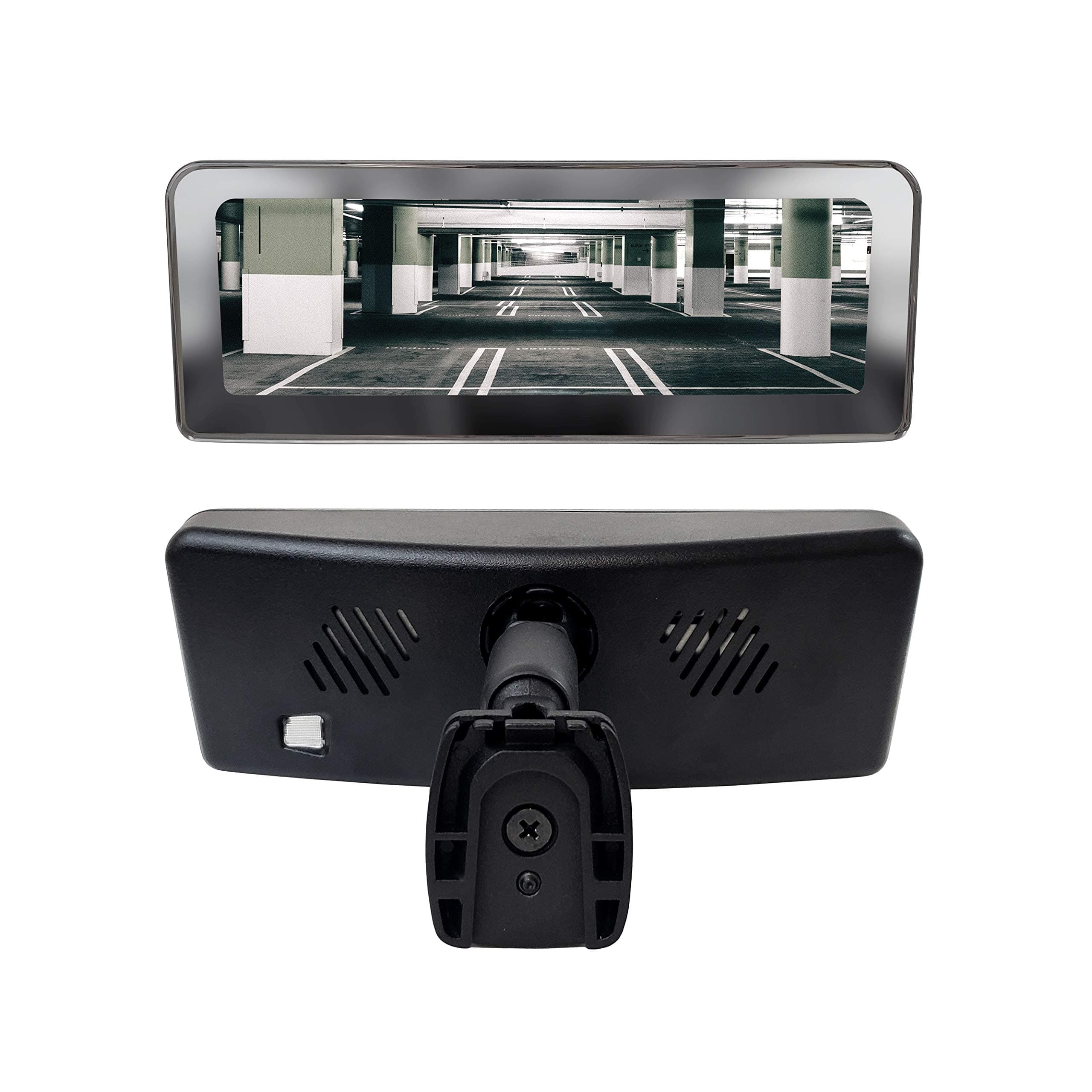 Master TailgatersFrameless Rear View Mirror with 7.2" LCD Display and 4 Video Inputs - for Multi Camera Setups + Two Free Side Cameras