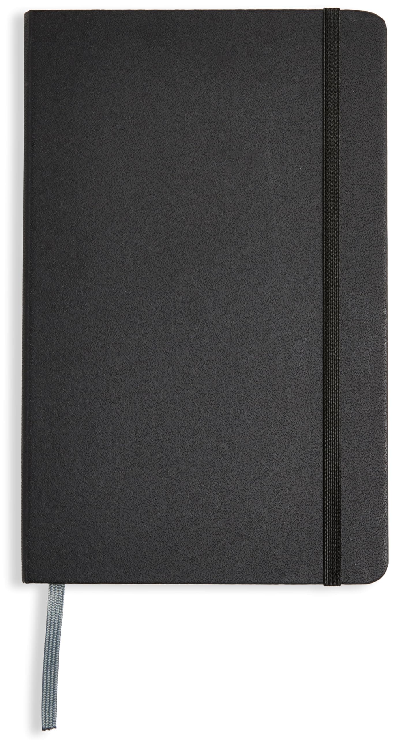 Amazon Basics Classic Notebook, A5, Plain, Black