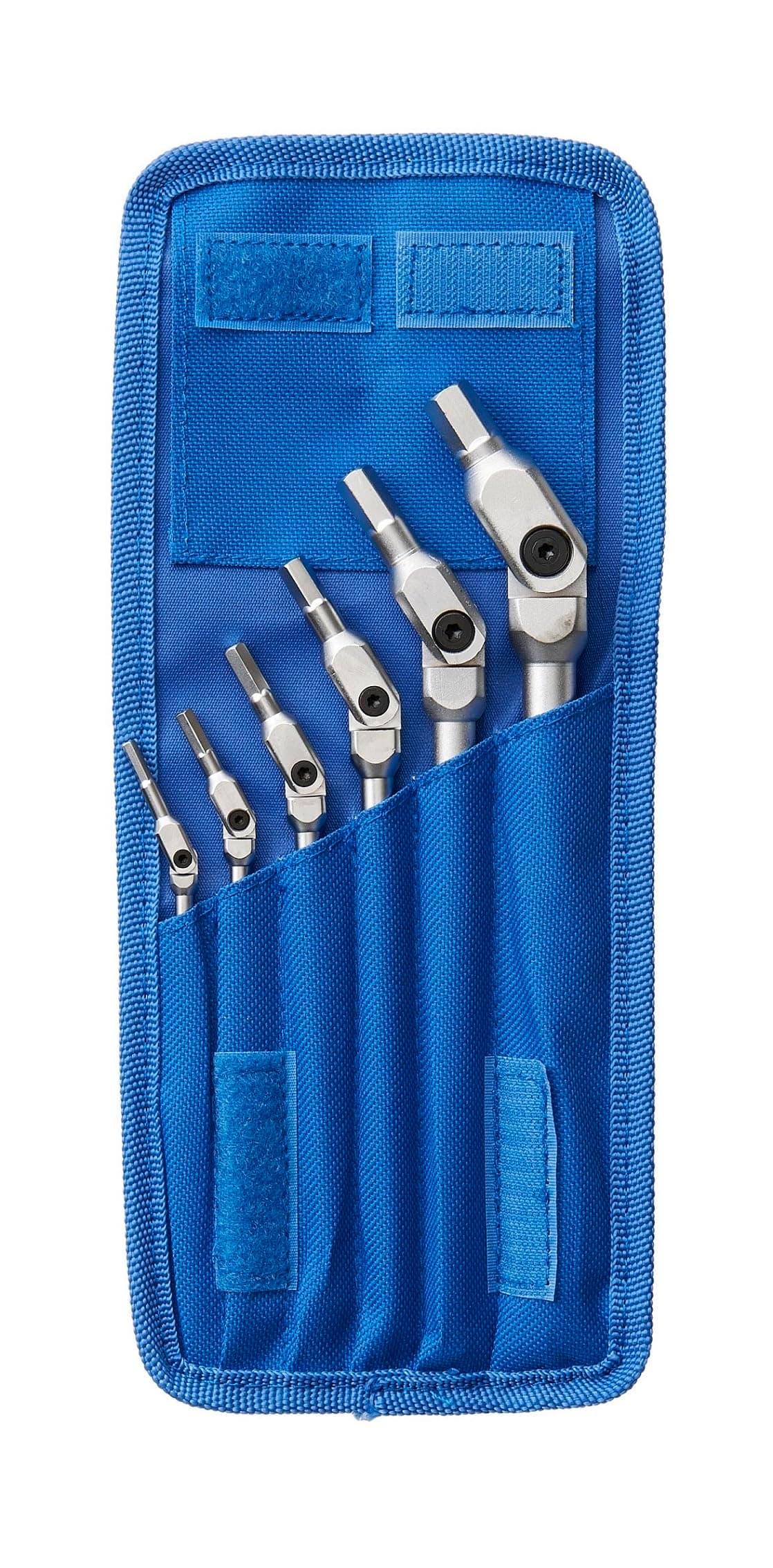 HexPro Pivot Head Wrench Set,Incl Sizes: 3, 4, 5, 6, 8 & 10mm 6PC,HP6-IC-10 No.00010 Chrom