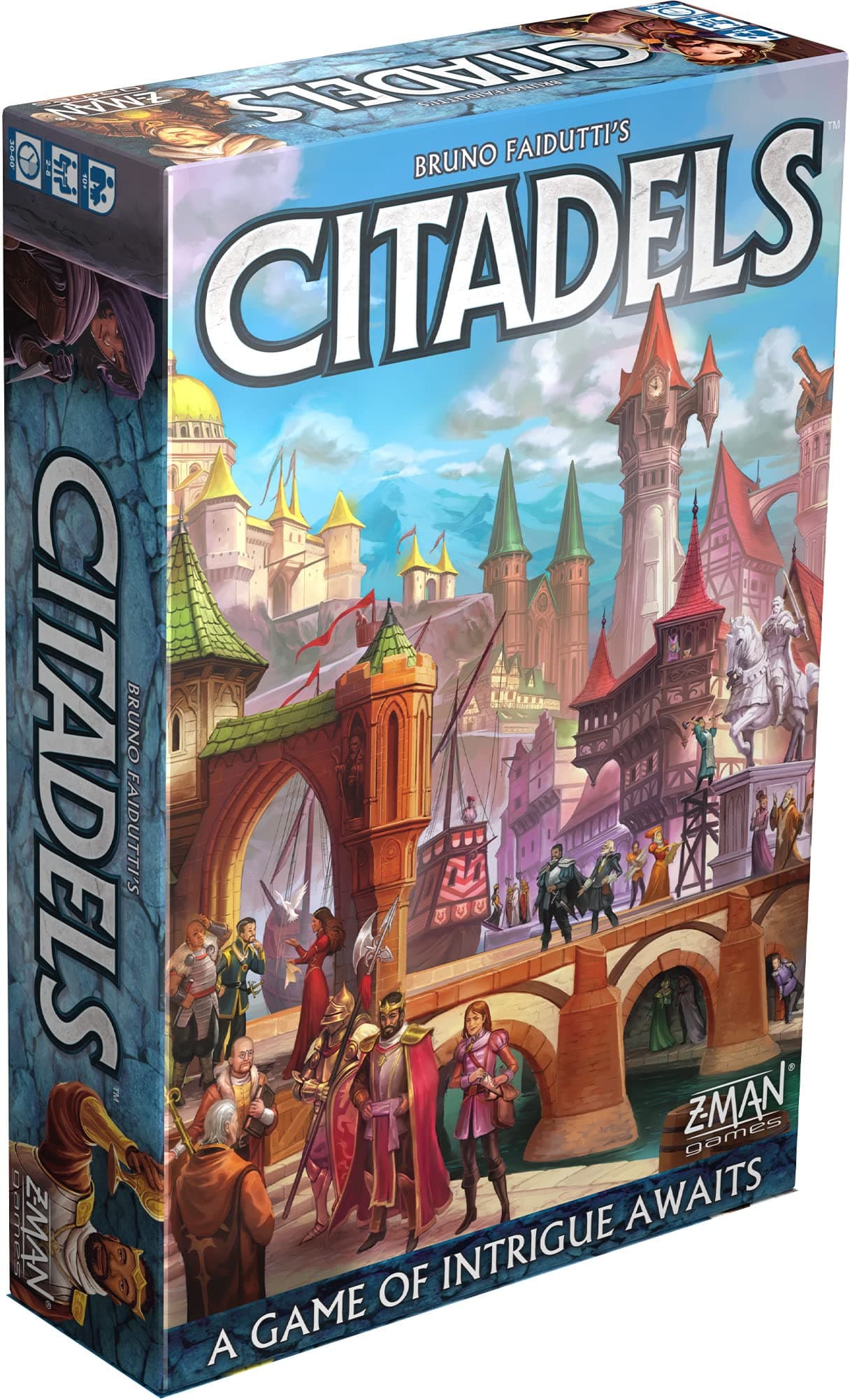 Citadels Revised Edition Board Game - Master Builder Showdown, Medieval Strategy Game for Kids & Adults, Ages 10+, 2-8 Players, 30-60 Min Playtime