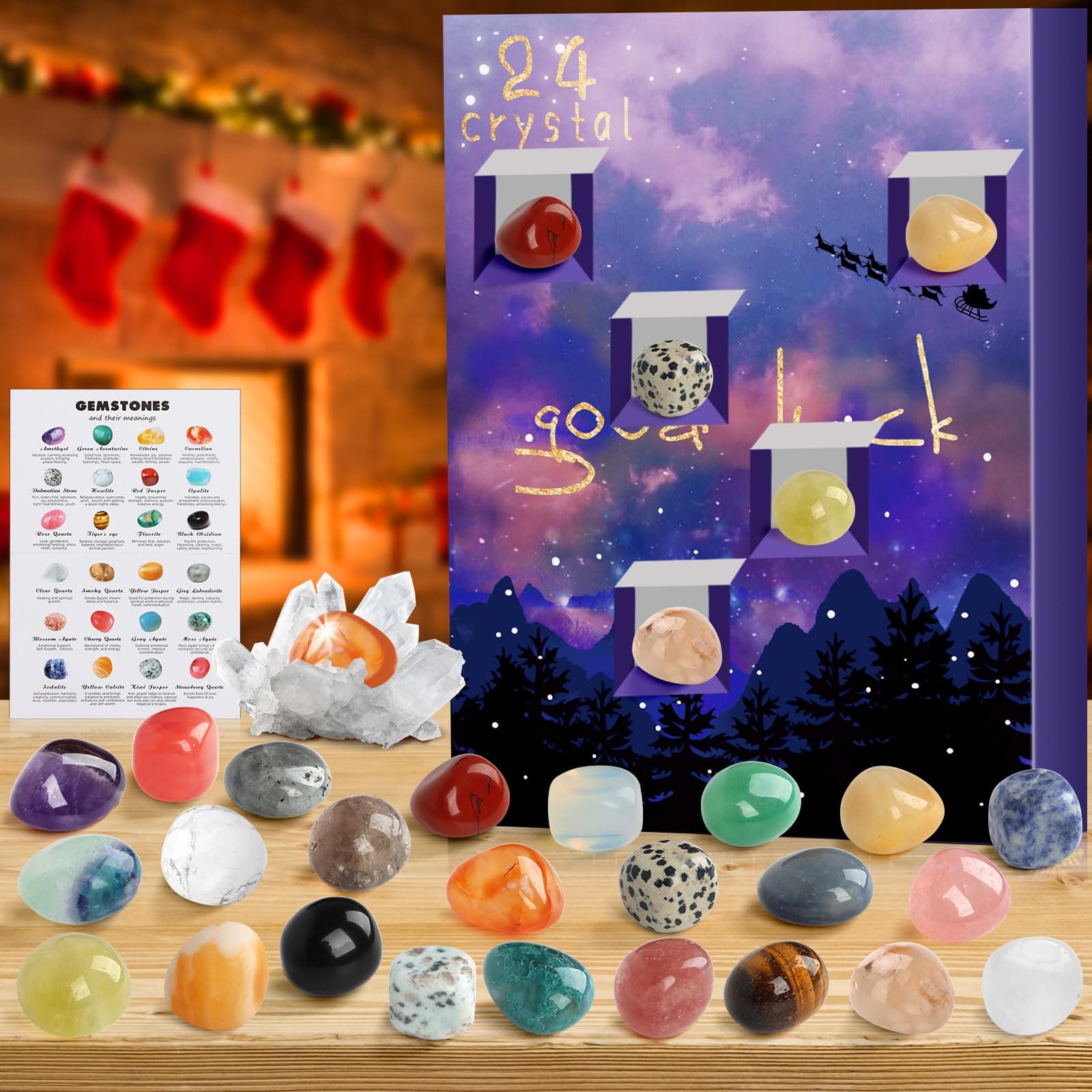 Polished Crystal Countdown Calendar 2025