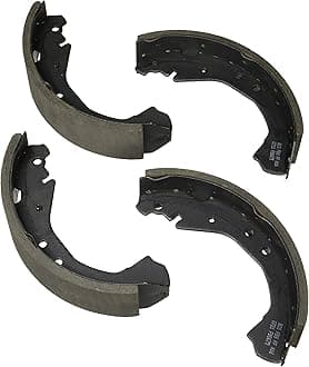 BOSCH BS675 Blue Drum Brake Shoe Set - Compatible With Select Chevrolet Blazer, C1500, K1500, Tahoe; GMC C1500, K1500, Yukon; REAR