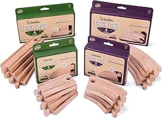 Value Bundle of 4 Wooden Train Track Booster Sets