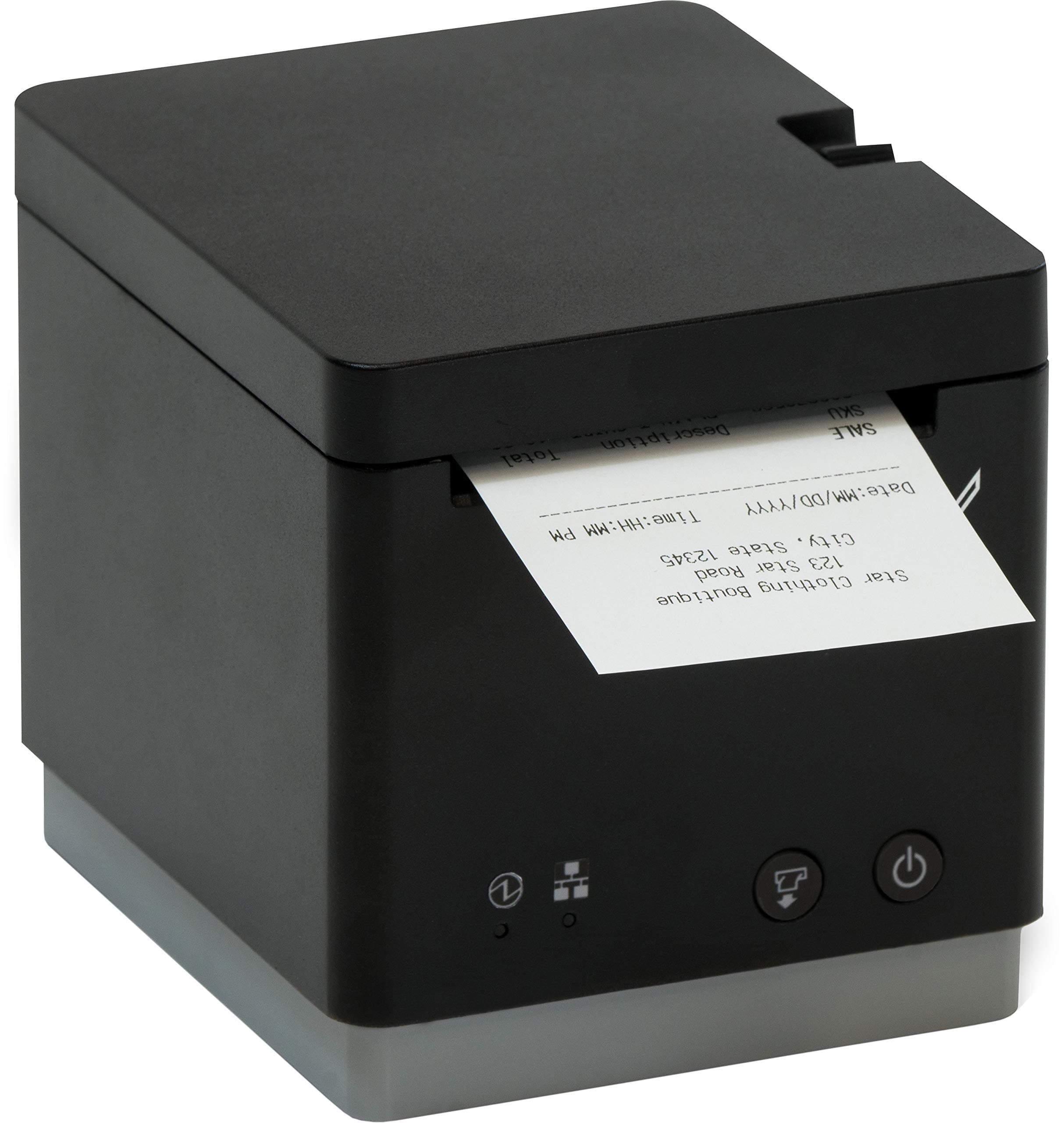Micronics mC-Print2 2-inch Ethernet (LAN) / USB Thermal POS Printer with CloudPRNT, Cutter, and External Power Supply - Black