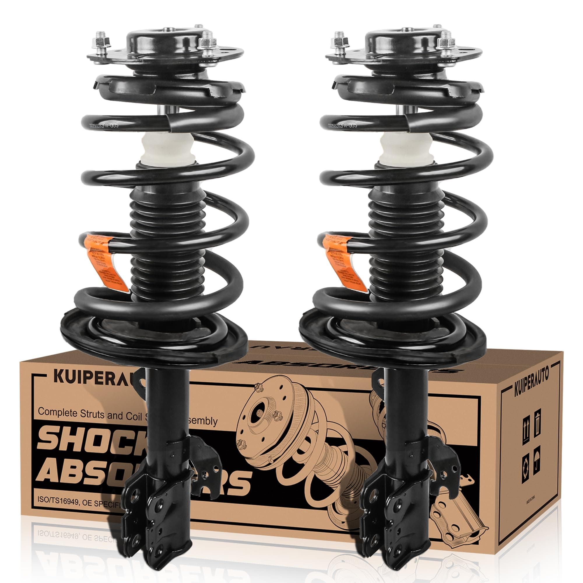 Pair Front Complete Strut Spring Coil 272308 272307 Compatible for 2007-2012 Lexus ES350,2006-2012 Toyota Avalon,2007-2011 Toyota Camry Springs Shock Absorber