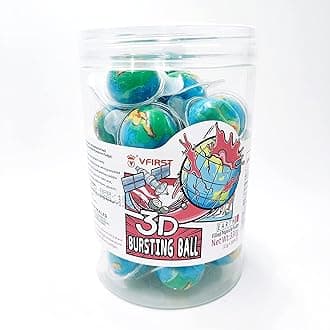 Gummi Candy, Fruity Jelly Gummies, Earth Gummy Candy Sweet Fruity Jelly Planet Gummies Fruit Snack Individually Wrapped Soft Juicy Candy 30 pcs Halloween