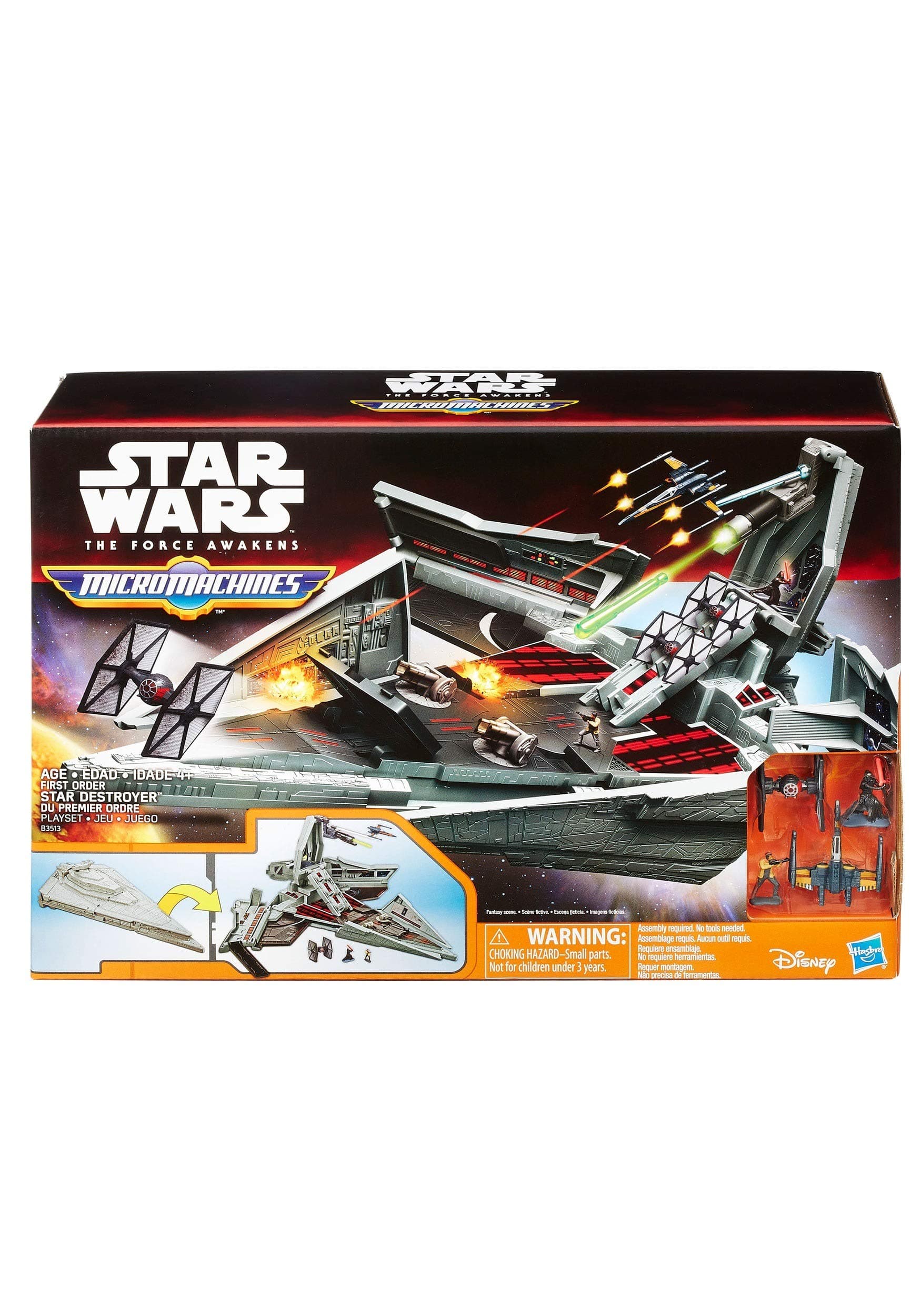 The Force Awakens Micro Machines First Order Star Destroyer Playset