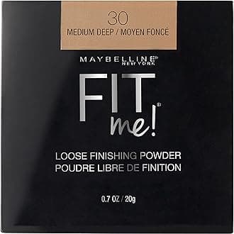 Fit Me Loose Setting Powder, Face Powder and Finishing Makeup, Medium Deep, 1 Count
