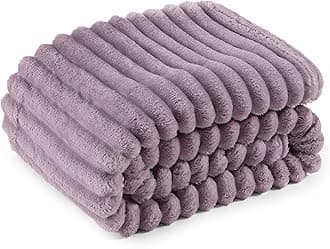 Bedsure Light Purple Fleece Blanket for Couch - Super Soft Cozy Twin Blankets for Women, Cute Small Blanket for Girls, 50x60 Inches