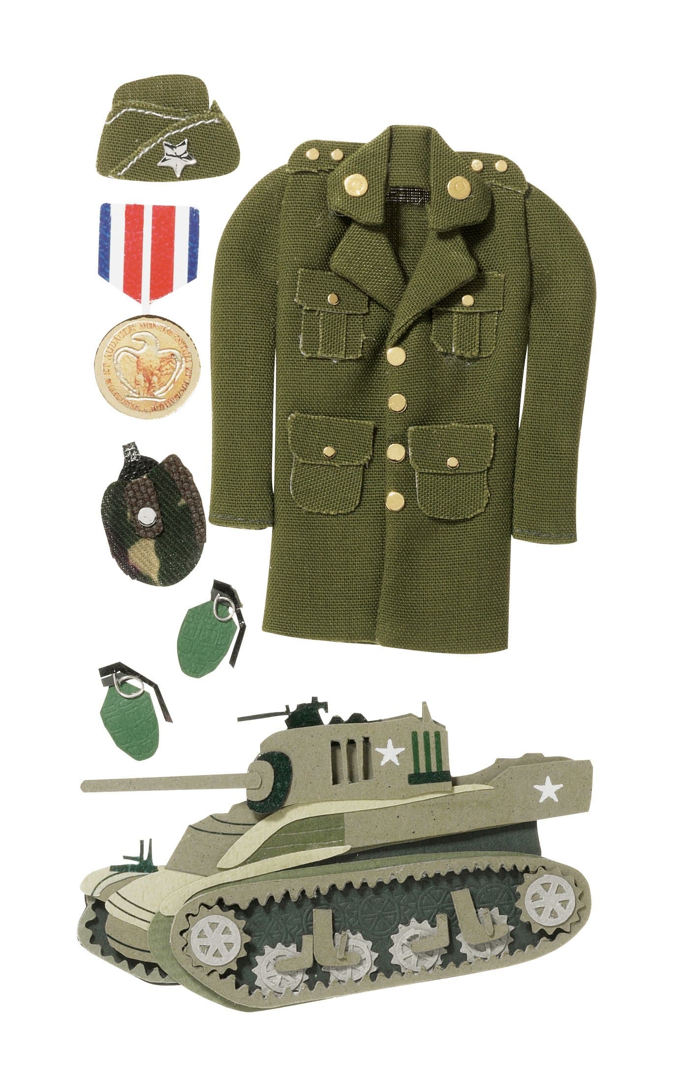Jolee's Boutique Dimensional Stickers, Army