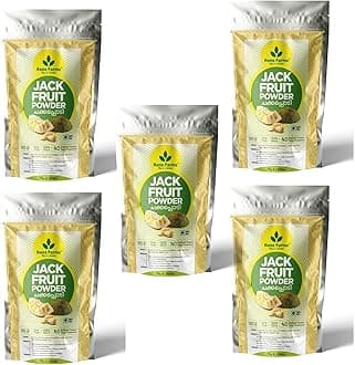 - Well Matured Green Jackfruit Flour Gluten Free, Raw Jackbulb Jack Fruit Powder 250 Grams - Pack of 5