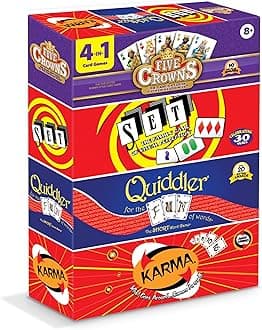 Five Crowns 4 Pack Bundle Card Games for Kids