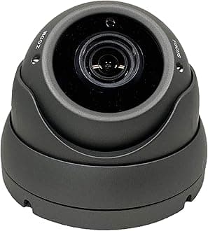 SVD HD-TVI 1080P Dome Security Camera with Metal Housing and Great Night Vision Black