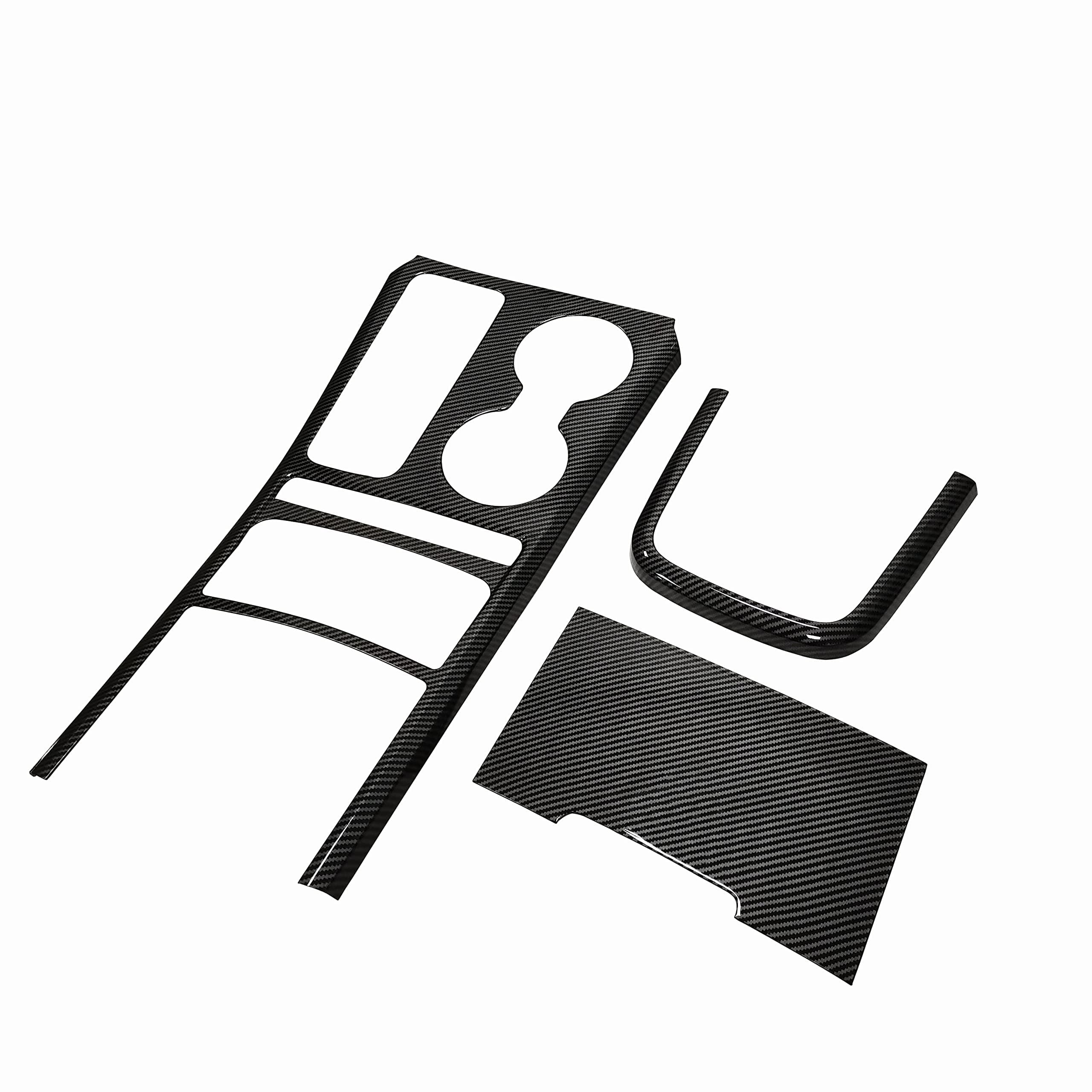 Carbon Fiber Pattern Gear Shift Panel Cover Compatible with Kia Stinger 2018-2023 Accessories