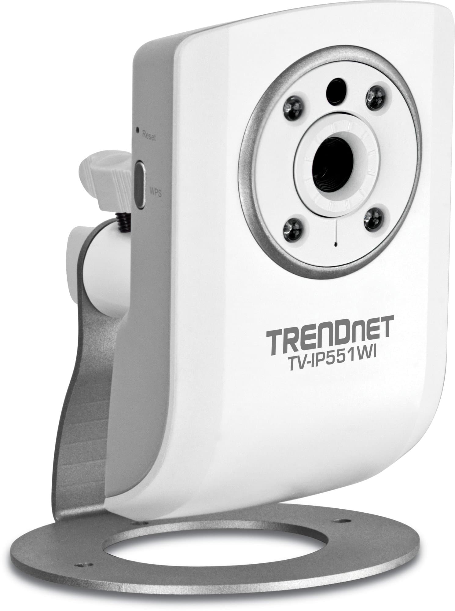 TRENDnet Wireless N Network Surveillance Camera with 1-Way Audio and Night Vision, TV-IP551WI (White)