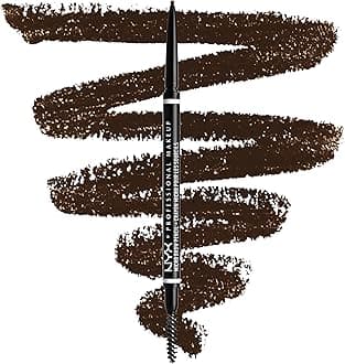 NYX Professional Makeup Brow Pencil, Micro Brow Dual Ended Ultrafine Pencil Tip with Mechanical Brow Tool and Spoolie Brush, Vegan Formula, Shade: Espresso