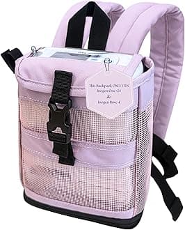 o2Totes Backpack compatible ONLY with Inogen One G4 (I0-400) & Inogen Rove 4 (IS-400) Ultra light backpack, Double or Single