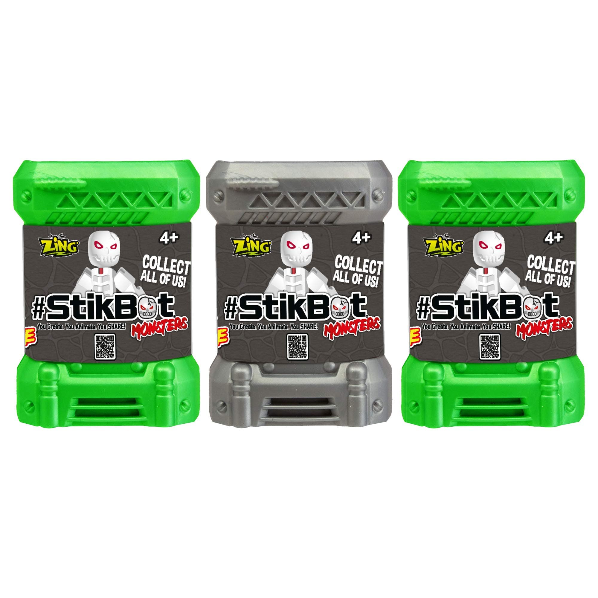 Zing Stikbot Monster Capsule - 3 Pack Blind Assortment