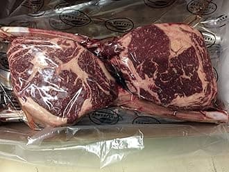 Australian Wagyu Beef Rib Eye Tomahawk Steaks, MS3 - 4 pieces, 26-28 oz ea