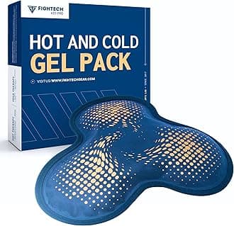 FIGHTECH Reusable Hot and Cold Gel Ice Pack for Shoulder, Rotator Cuff, Knee, Back, Head, Eyes, Elbow, Hip - Leak Proof Post Surgery Heat & Cold Therapy Compress by (Hinge Joint, Single)