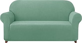 SUBRTEX Stretch Couch Cover Set 1 Piece Sofa Slipcover with A Gift Cushion Cover for 3 Cushion Couch Sofa(Dark Cyan,Sofa)