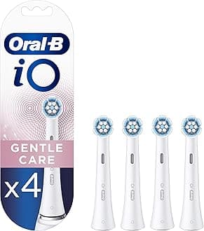 iO Gentle Care Replacement Brush Heads for Electric Toothbrush for Gentle Cleaning on Sensitive Areas and Healthier Gums, White