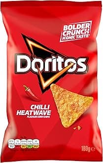 Doritos Chilli Heatwave Tortilla Chips Sharing Bag Crisps 180g