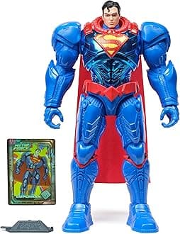 Metal Force Superman Action Figure, 30-cm Extra Large Super Hero Collectible Kids’ Toys for Boys and Girls Aged 4+