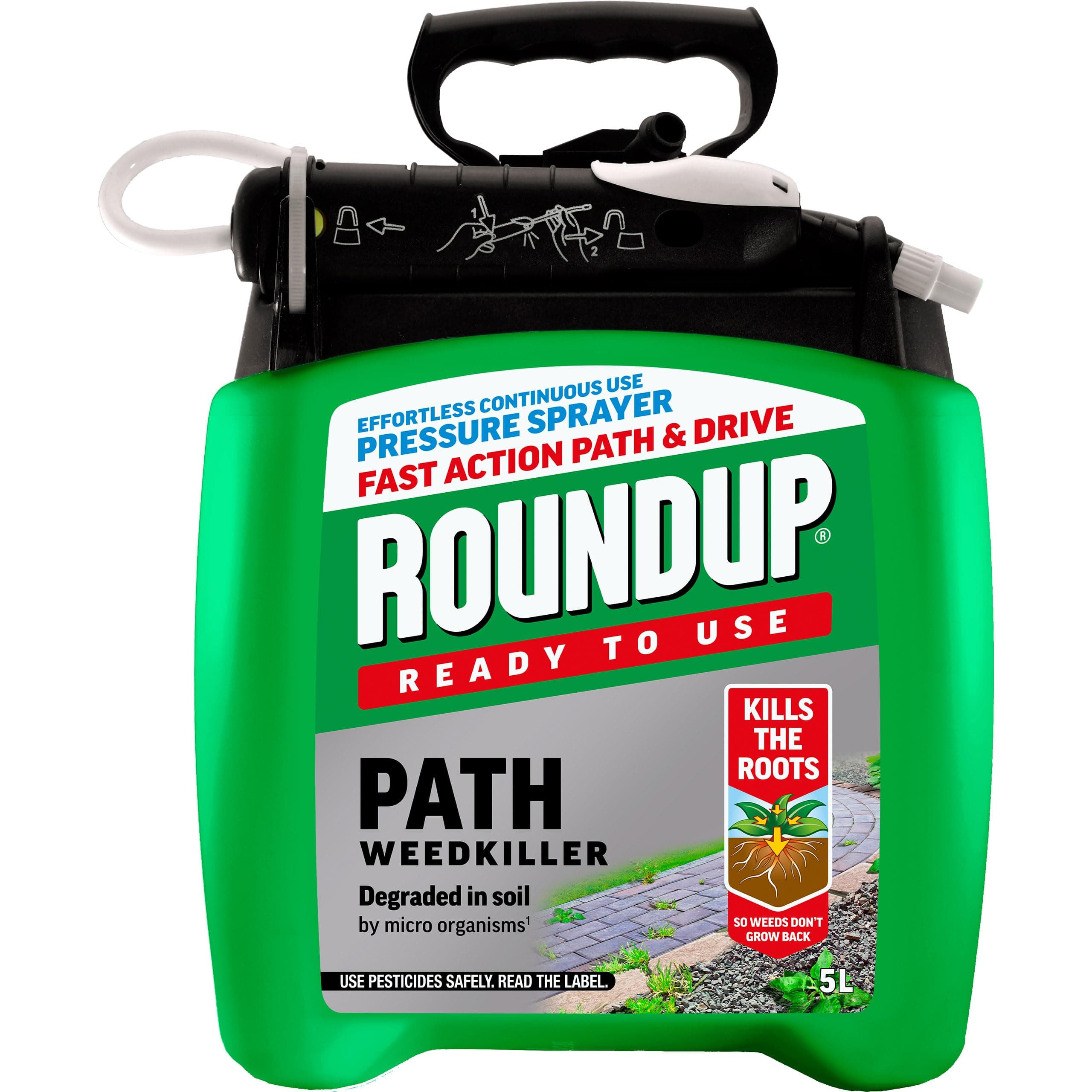 Path Weedkiller 5 Litre Pump 'N Go, Ready to Use