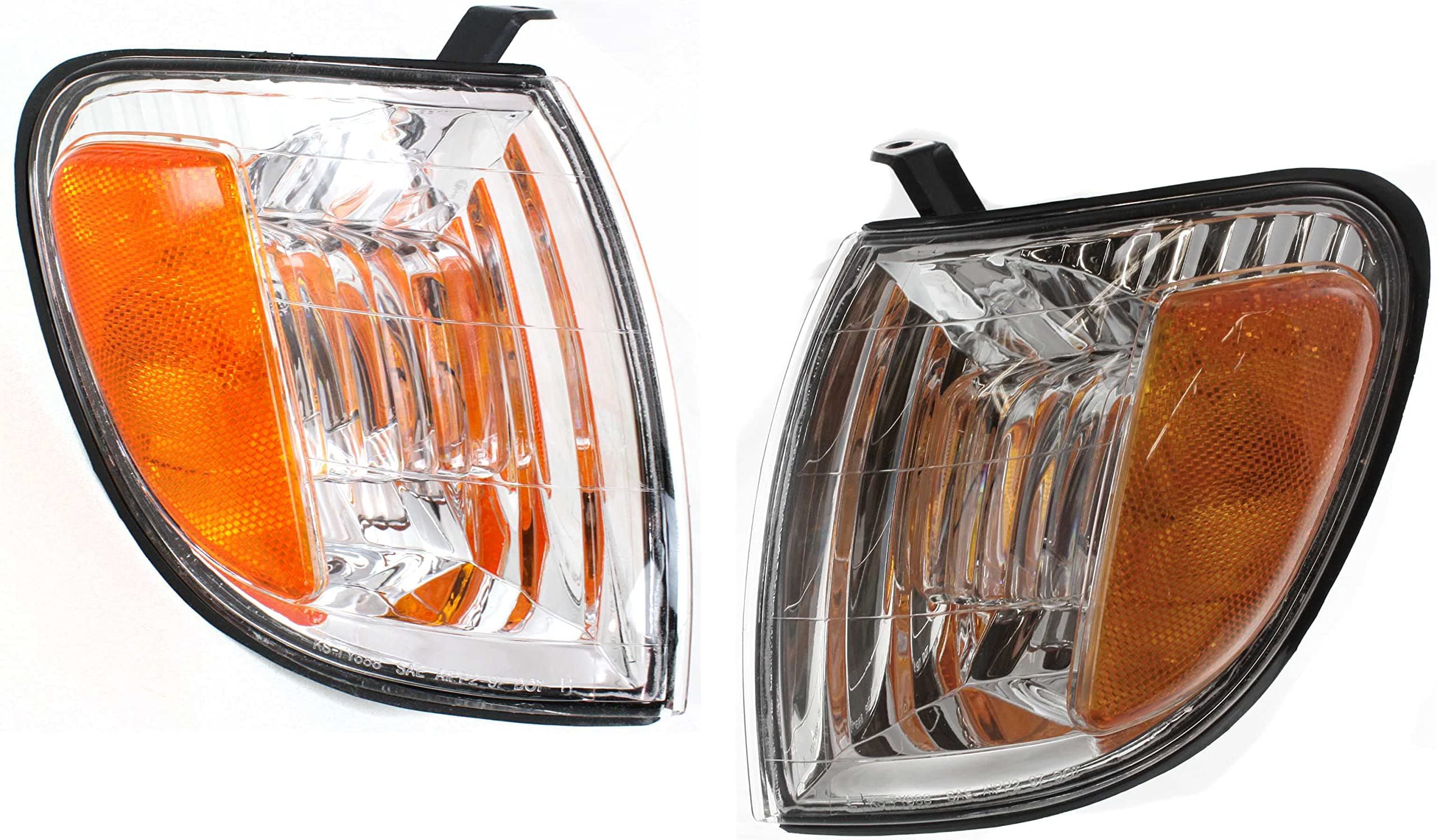 Garage-ProTurn Signal Light Set Compatible with 2000-2004 Toyota Tundra Regular Cab Front, Driver and Passenger Side