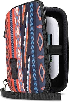 USA Gear Hardshell Carrying Case for Portable Electronics like GPS Units, Hard Drives, Phones & More