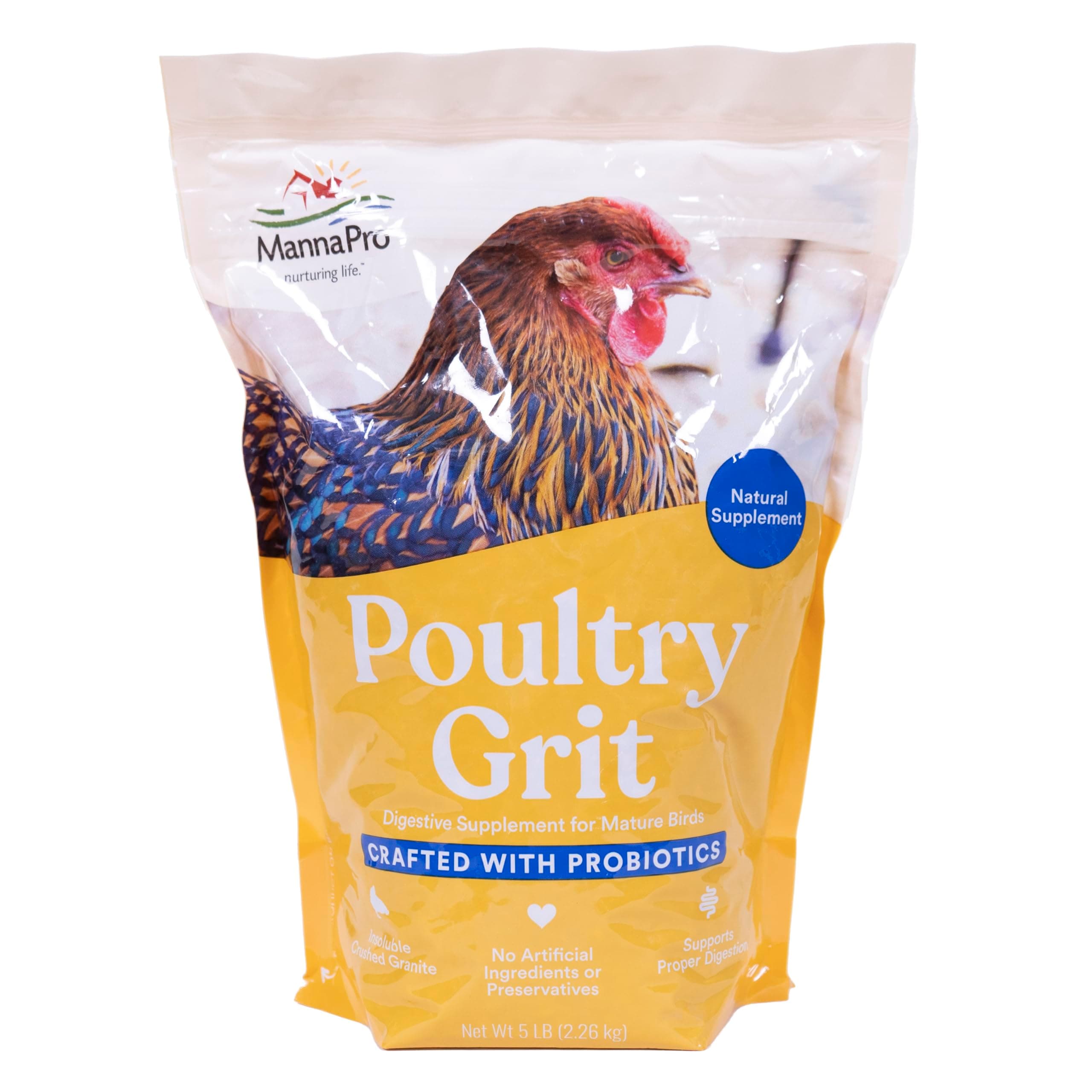 Poultry Grit with Probiotics, 5 lbs.