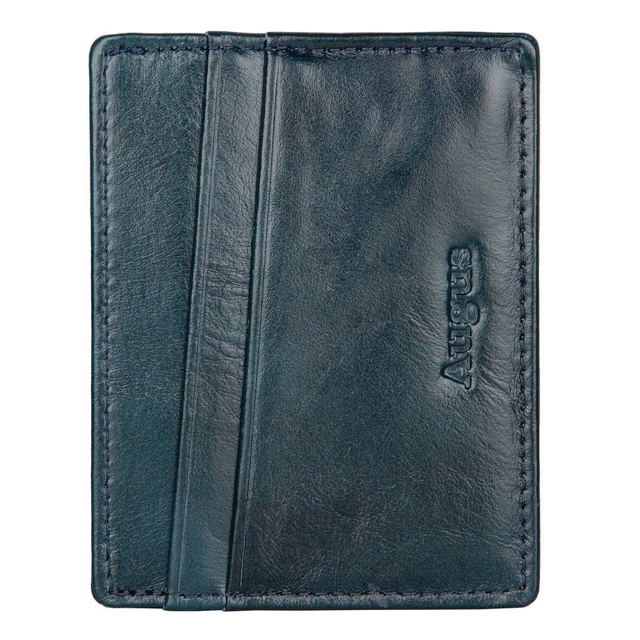 leather Card Holder Front Pocket Wallet with RFID Blocking