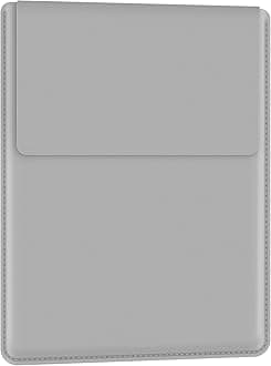 BVYA 12-13.3" Laptop Sleeve, PU Leather Laptop Case Compatible with MacBook Air 13 2018-2022 (M2 A2681 M1 A2337), Compatible with MacBook Pro 13 2016-2022 (M2 A2686 M1 A2338 A2251 A2289 A2159)