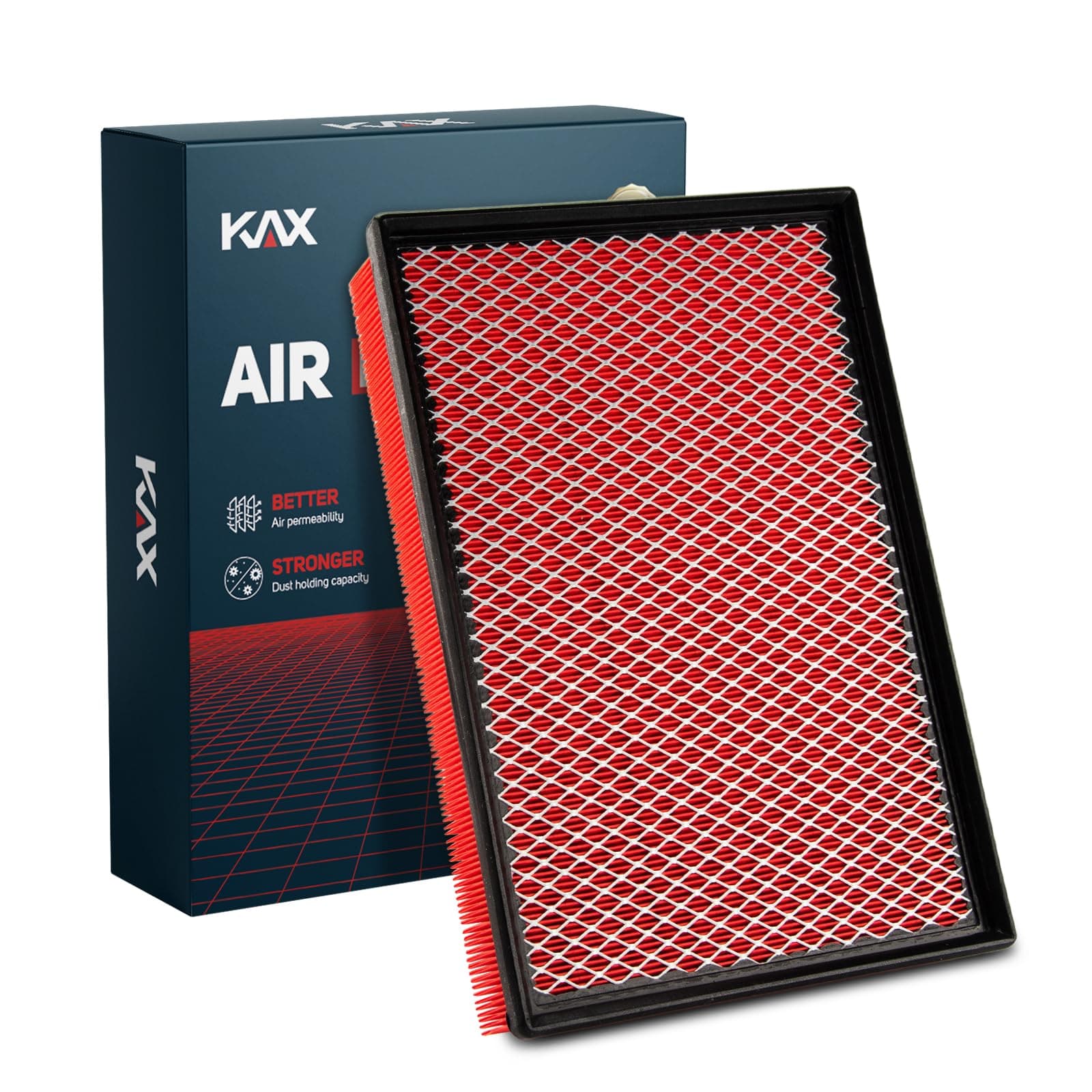 KAX Premium Engine Air Filter, GAF041 (CA9401) Replacement for Ram 1500 2500 3500 Engine Filter, 200% Longer Life