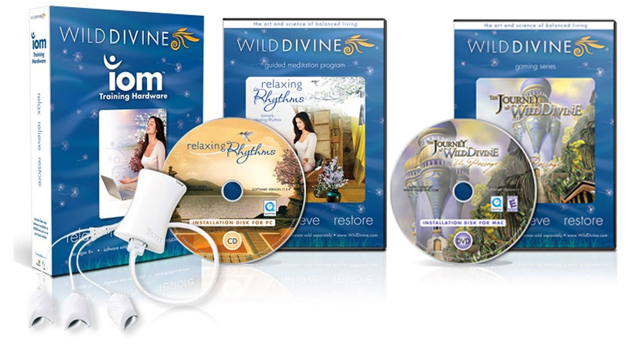 Healing Rhythms Biofeedback Training, by Wild Divine Project With Wisdom Quest, for Advanced Training! [VISTA & OSX]