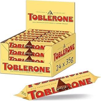 Toblerone Swiss Milk Chocolate With Honey & Almond Nougat 5, 35 Gram