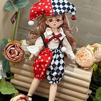 1/6 Ball Jointed Blythe Smart Anime Kawaii Doll with Clothes - Myou Doll Bjd Dolls (Huhu)
