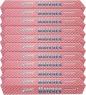 10 Boxes of 11" Long Wooden Matches